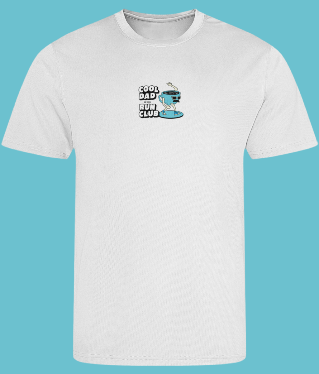 Cool Dad Run Club T Shirt - White