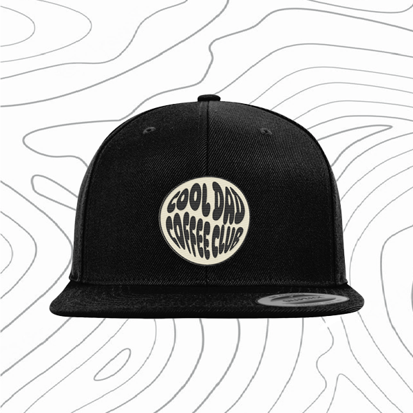 Black Classic Snapback | Round Logo