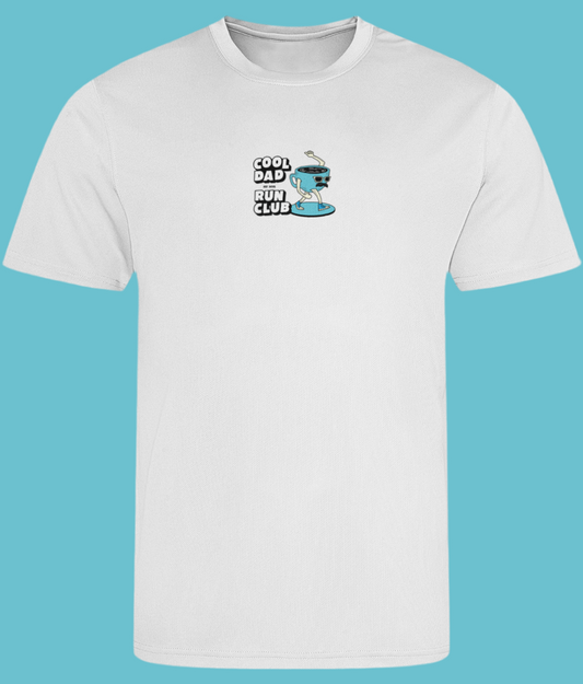 Cool Dad Run Club T Shirt - White