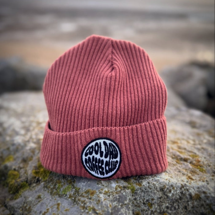 Fisherman Beanie | Round Logo | 3 x Colours Available - Cool Dad Coffee Club