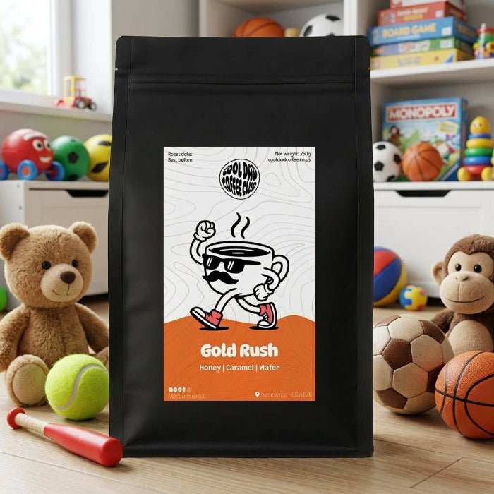 Gold Rush Coffee | Honey, Caramel, Wafer | 250g - Cool Dad Coffee Club
